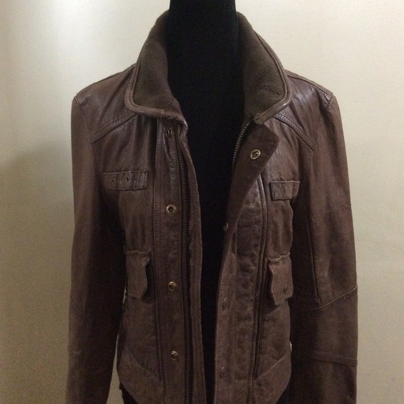 💗True Religion World Tour Rocker leather jacket💗 - Picture 4 of 16
